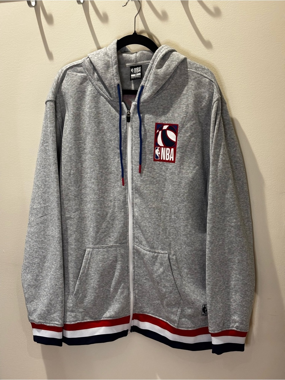 NBA Gray and Black Hoodie Tag0720